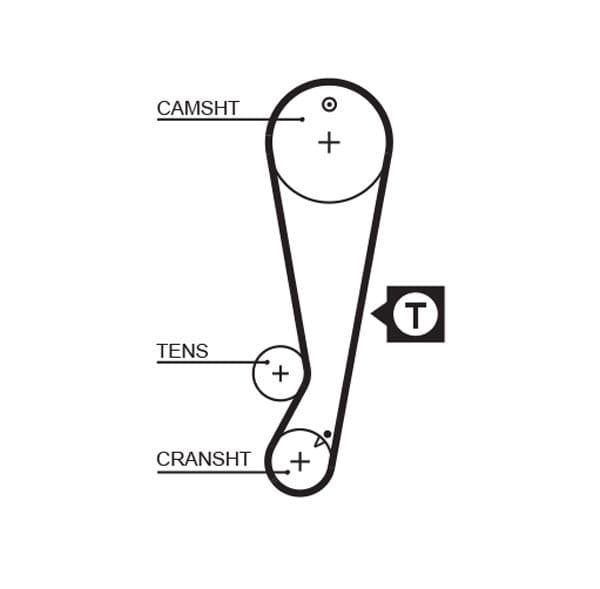 EKSANTRIK KAYISI (117x211) COROLLA 1,6 ENJ, (GD117H8P210) CT827 — Resim