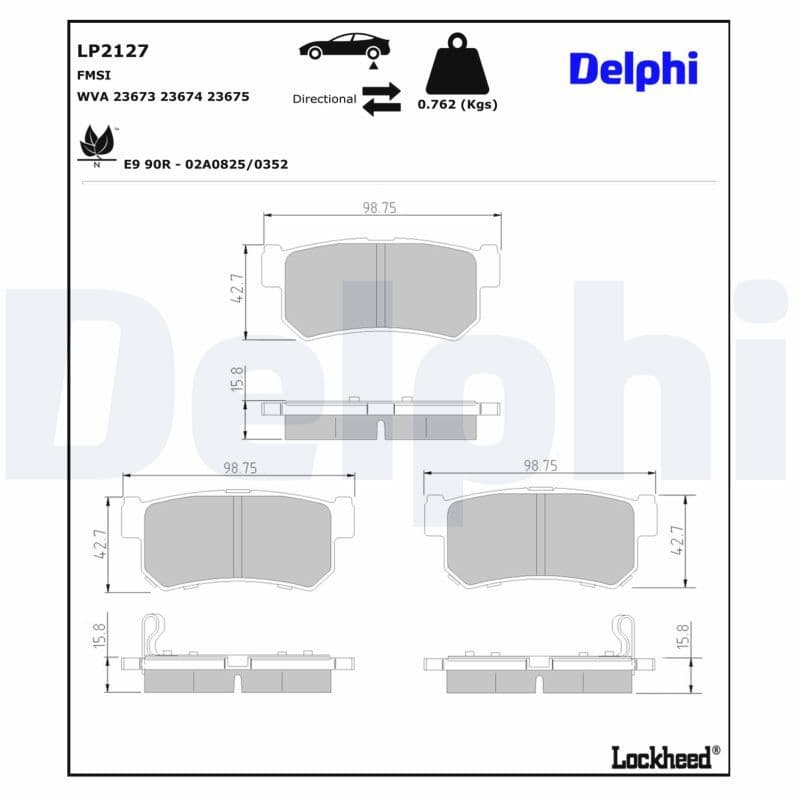 ARKA FREN BALATA SSANGYONG ACTYON KYRON 2.0L D20DT Xdi 4x4 06-> / MUSSO 2,9L 99-05 / REXTON 2,7L 05 — Resim