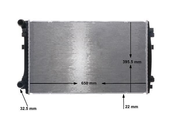 Su Radyatoru VW Golf 16- Audi A3 13- Seat Leon 13- Skoda Octavia 13 — Resim