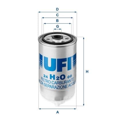 Yakit Filtresi Peugeot BOXER 00>06 2.0 HDI 2.8 HDI Alfa Romeo 147-156-166 1.9 JTD 2.4 JTD Fiat Strada 03> Stilo 01>06 Palio 01> Ducato 01>06 Bravo 01>06 1.9 JTD 2.0 JTD 2.8 JTD — Resim