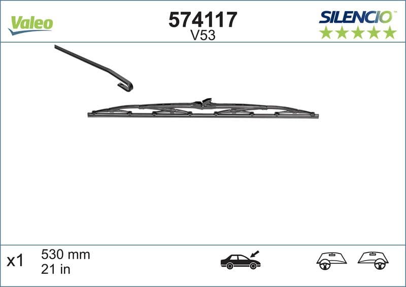 SILECEK SUPURGESI 530mm GOLF III IV / POLO III — Foto