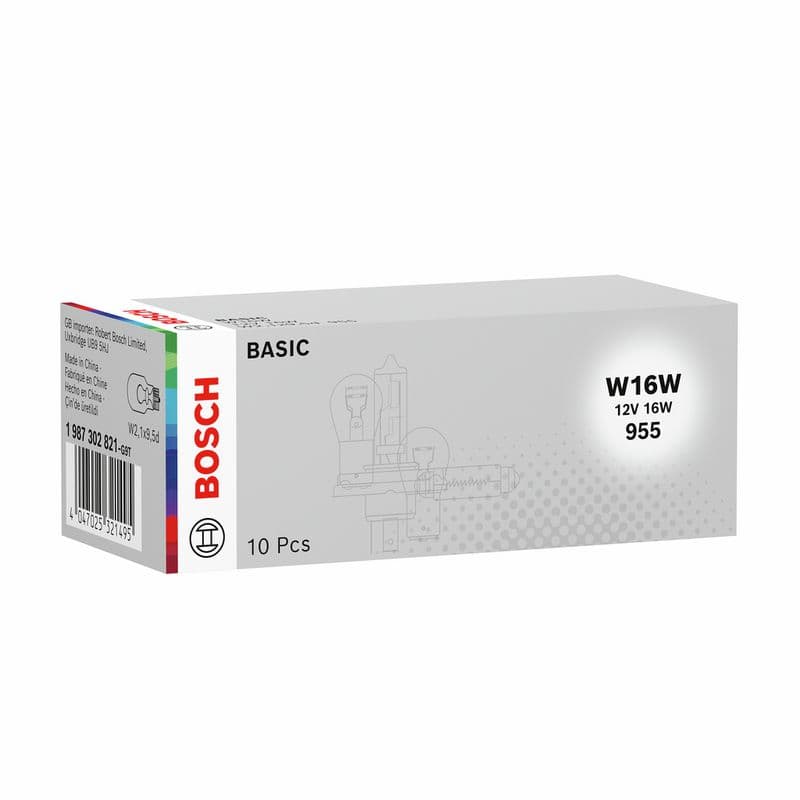 (1987302205) Ampul (Eco) 12V W16W Stop Dipsiz W2.1 (1 adet) — Resim