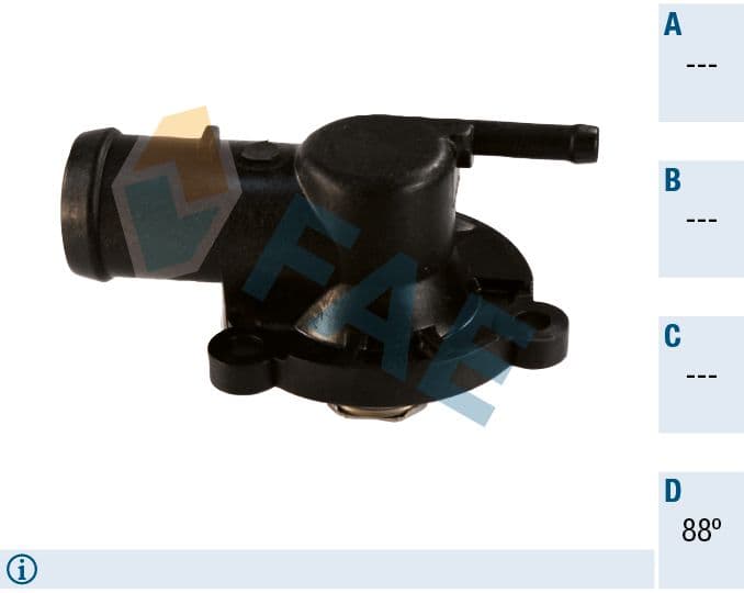 Termostat Komple Fabia 00>04 Arv Aqv Aty Ame Aqw Atz Aze Azf — Resim