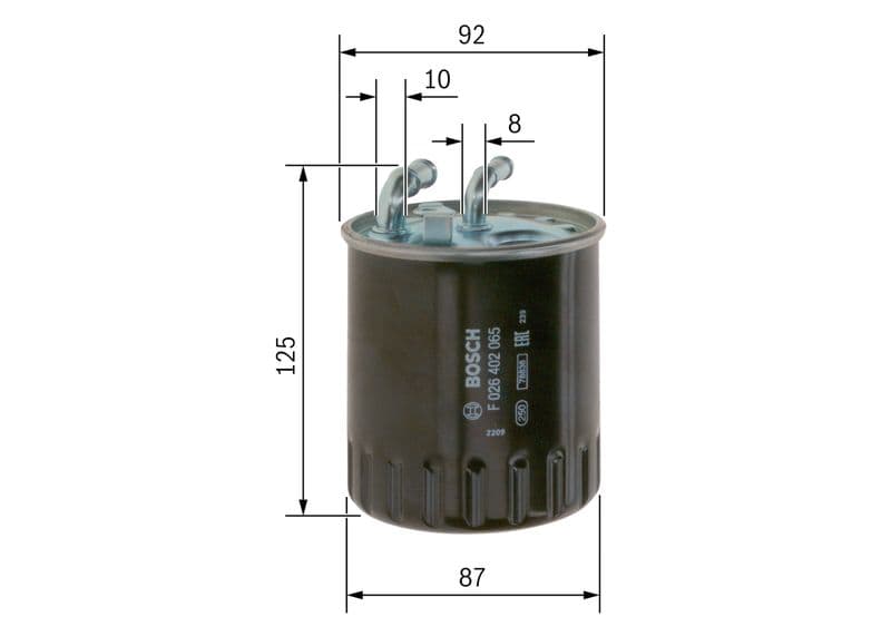 Yakit Filtresi Mercedes OM640 OM642 OM651 W169 W245 W204 W212 X204 X164 B906 — Resim