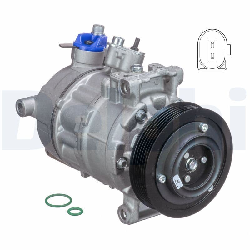 Klima Kompresoru Caddy Crafter Golf V Jetta Passat Tiguan Touran A3 Leon Octavia 1.6 1.9 2.0 TDI 1.6FSI / TSI Bjm Caya Cayb Cayc Clna CAXA Cmsb — Resim