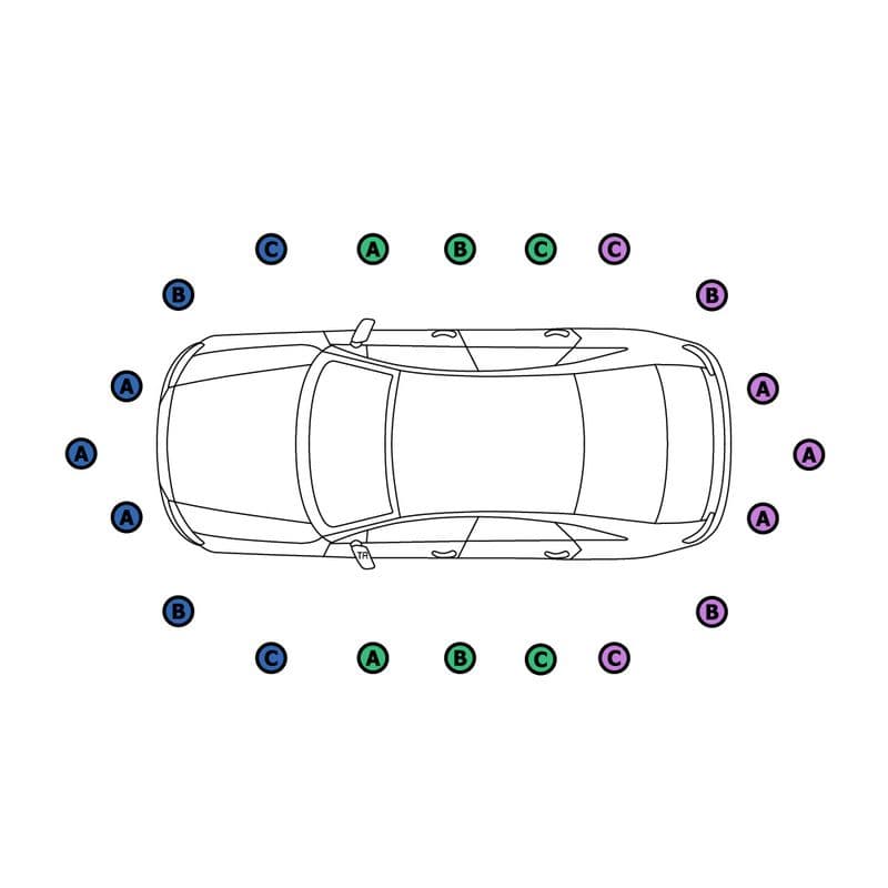 Park Sensoru (PDC) Mercedes W204 C207 W212 W221 W166 W169 W245 X166 W639 B906 — Resim