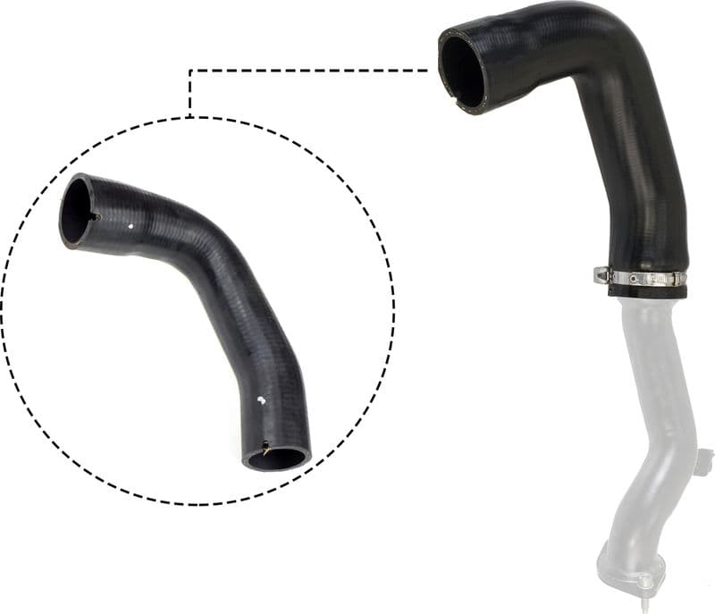 Turbo Hortumu (Tek Hortum) Fiat Doblo II 10> 1.6D Mtj 2.0D Mtj — Resim