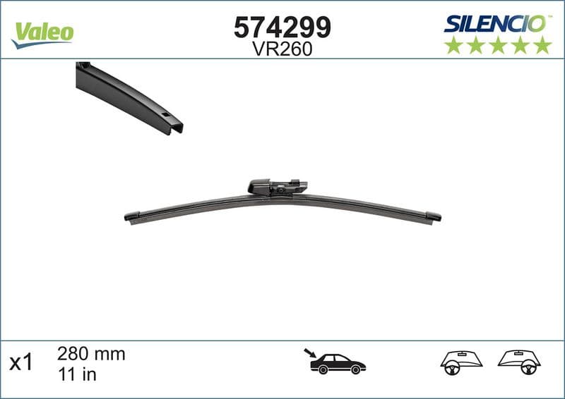 SILECEK SUPURGESI 335mm ARKA POLO IV 9 / 02 — Foto