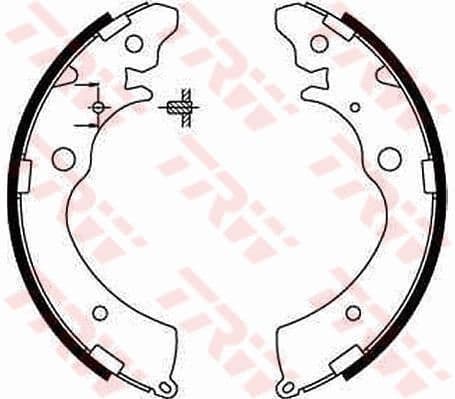 ARKA KAMPANA PABUÇ BALATA HONDA ACCORD 2,0L F20A F20B (CB CD kasa) 90-95 / CR-V 2,0L B20B3 B20Z1 (RD1 kasa) 96-01 / HR-V 1,6L D16W1 (GH kasa) 99-07 / SUZUKI SUPER CARRY 1.3L G13B GA413 99-> / JIMNY 1.3L M13A SN413 01 — Resim