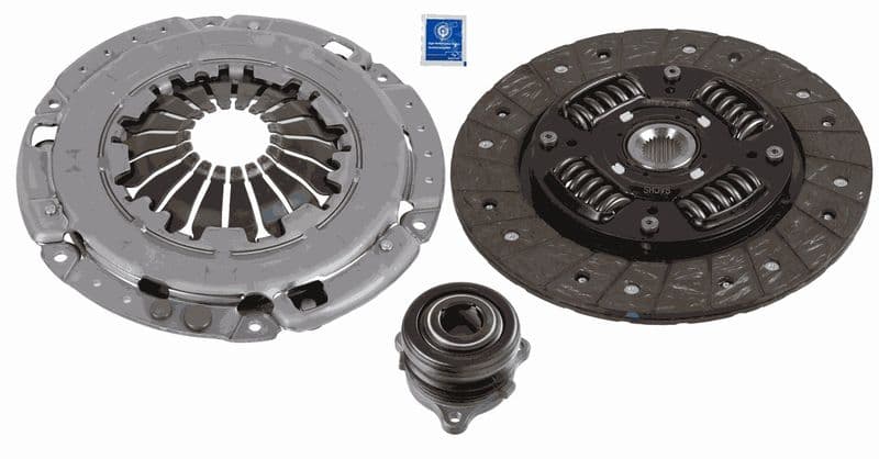 Debriyaj SETİ+HİDROLİK Rulmani (Kit-Csc İle) Lacetti-Nubira 1.4-1.6-1.8 16V (F14D3-F16D3) 2004 — Resim