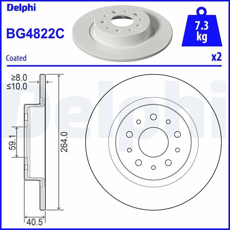 Fren Aynasi Arka Ciftli Paket Egea 1.3D/1.4/1.6/1.6D 15 — Takım (2 Adet) — Resim