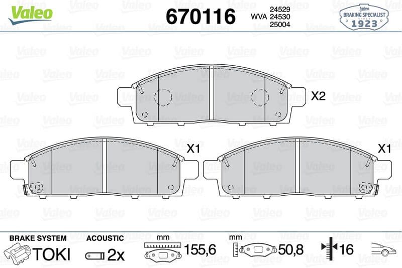 ÖN FREN BALATA FIAT FULLBACK 16> / MITSUBISHI L200 2.4L 4N15 KL1T KL2T Euro5 H-LINE 15-> (Telli tip) — Foto