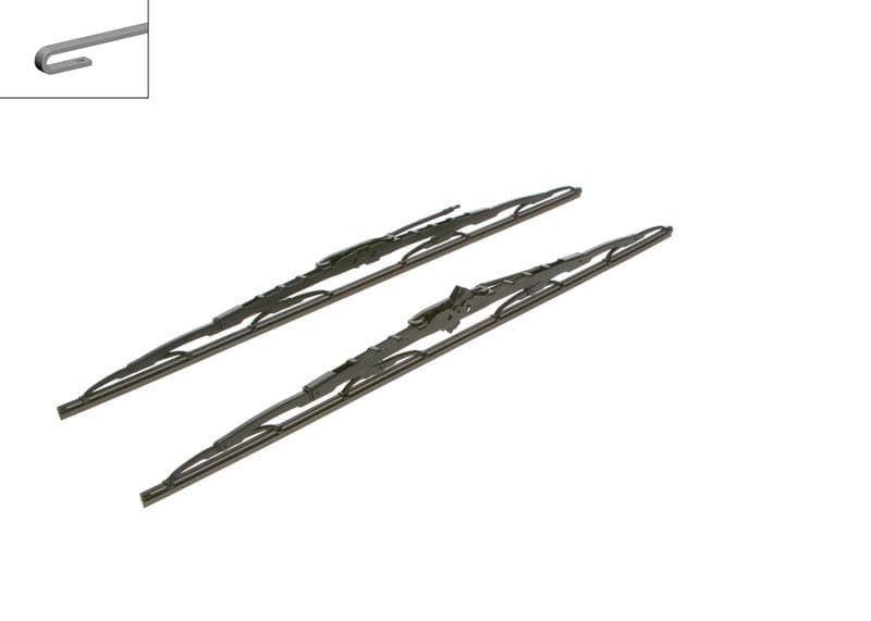 Silecek Süpürgesi 60+60cm Su Fiskiyeli Master-mova — Resim