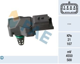 Hava Basinc Sensor 308-3008-5008-207-PARTNER TEPE-C4-C4 PICASSO-DS3-C3-PICASSO-BERLINGO III-COOPER-EP3/EP3C/EP6/EP6C — Foto