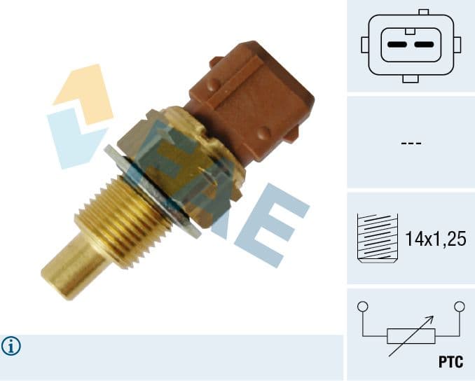 Hararet Musuru Berlingo - SAXO - P206 - P306 96>11 1.4/1.6 [2 Kutuplu] [14X1.25] — Resim