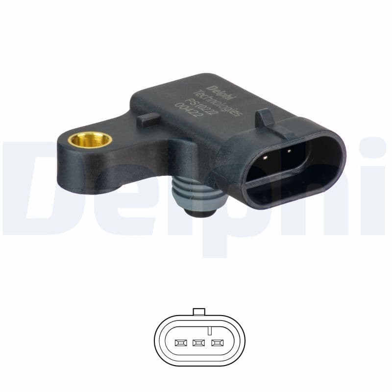 Emme Manifold MAP (Basinç) Sensörü Chevrolet Lacetti-Nubira-Rezzo-Cruze 1.4-1.6 16V — Resim