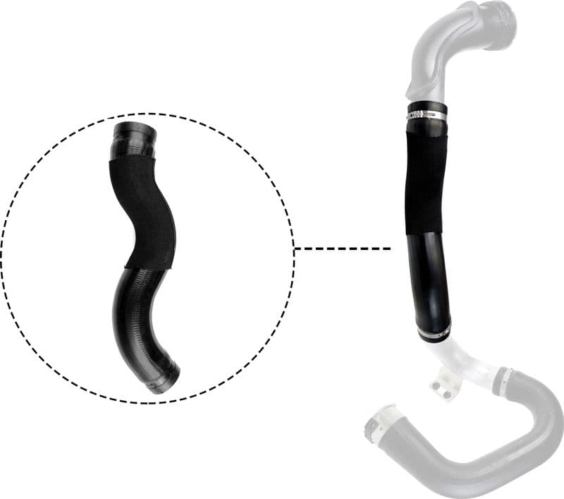 Turbo Hortumu (Ara Parça) Çikiş Opel Mokka 12-> 1.6 A-B-D16DTH-DTN-DTU — Resim
