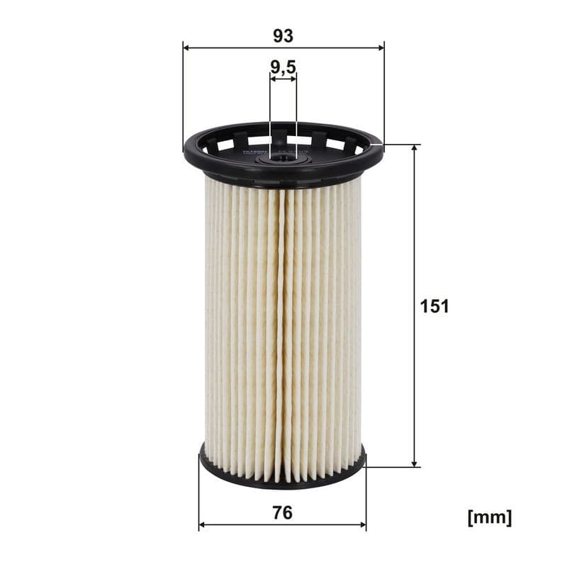 Yakit Filtresi (Mazot) A3 Leon Octavia Golf VI / VII Jetta IV 1,6TDI / 2,0TDI 12> (Uzun Tip) — Resim