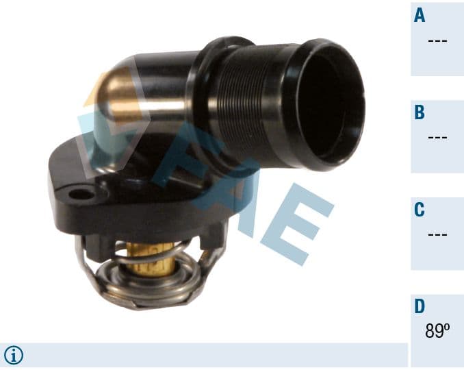 Termostat Komple Kapakli 89°C° 106 206 306 — Resim