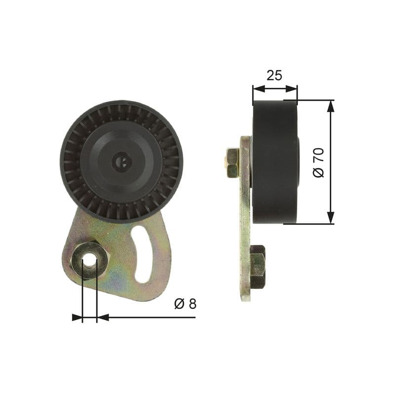V Kayis Gergi Rulmani BMW E36 E38 E39 Land Rover Freelander 1 — Resim