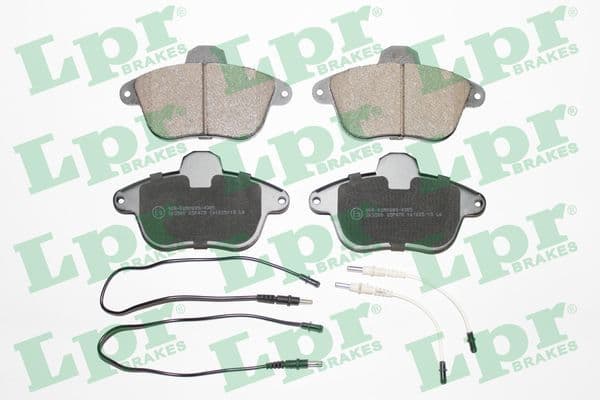 Ön Fren Balatası P605 2,0 Sri (1991) Srti (1992) 3,0 Svi 123 Kw (1991 97) / (Fişli) — Resim