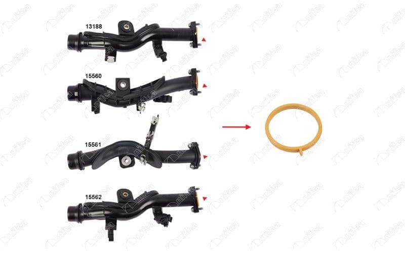Turbo Borusu Contasi Fiat Egea 16> Fiorino 15> Doblo 15>23 1.3D MJET — Foto