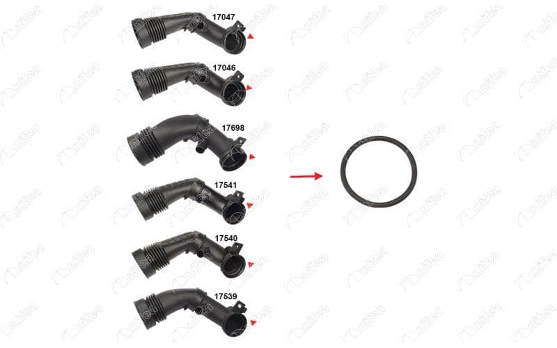 Turbo Borusu Contasi Berlingo - C-Elysee - C3 - C4 - C5 - DS3 - DS4 - DS5 - Jumpy - Doblo - Astra L - Combo - Corsa F - Mokka - Vivaro C - Zafira - P2008 - P206+ - P207 - P208 - P3008 - P301 - P308 - P4008 - P5008 - P508 - EXPERT - Partner - Rifter — Foto