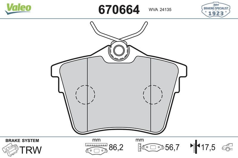 Arka Fren Balatasi Peugeot P407 1.6 HDI 1.8-2.0 04> 607 00> Citroen C5 08 — Foto