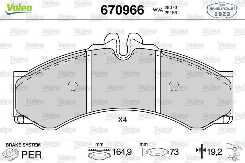 Fren Balatası Ön Arka — Foto