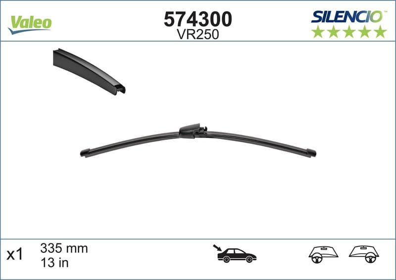 Valeo Silencio X-trm Flat Blade — Foto