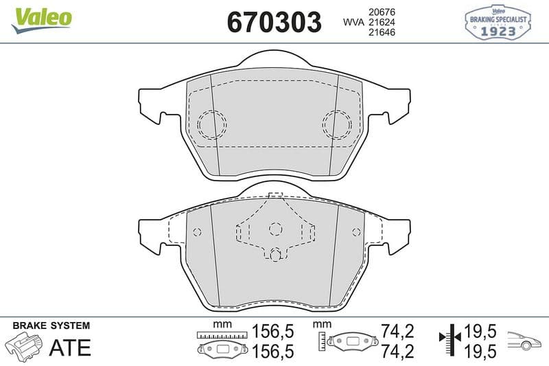 Ön Disk Fren Balatasi Audi A4 1.6/1.8 10/94-09/01 — Foto