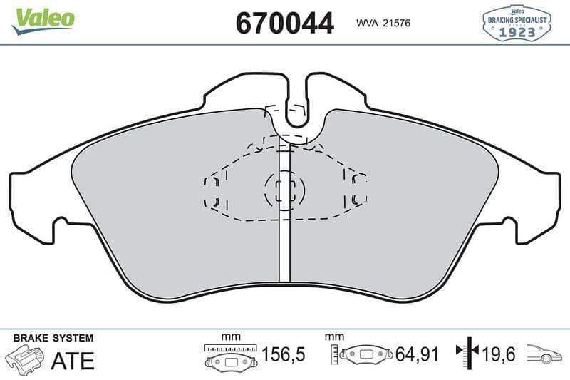 Fren Balatasi On Mercedes W638 B901>B904 . VW LT 28-35-46 — Foto