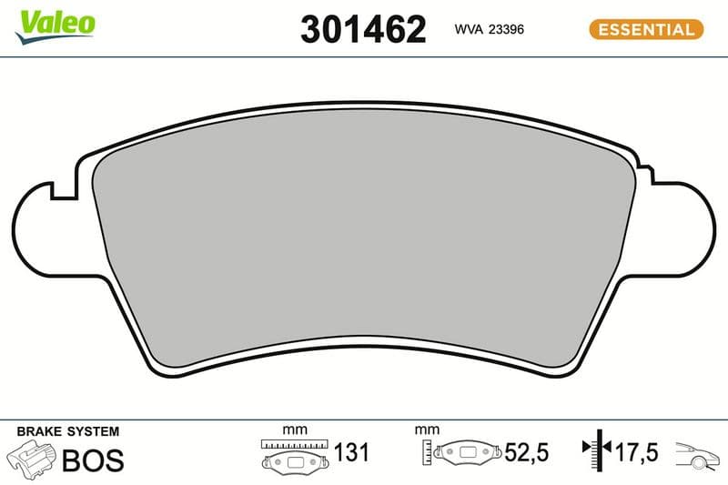 On Fren Balatasi Peugeot 206 1.6/2.0/2.0D 99>09/206 CC 1.6/2.0 00>07/306 1.8/2.0/1.9D/2.0D 97>02/CITROEN XSARA 1.8/2.0/2.0D 97>05 — Foto