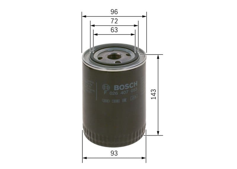 Yag Filtresi BOXER II Jumper II Ducato II 2.8TD / / 2.8HDI / 2.8JTD (03 06) — Resim
