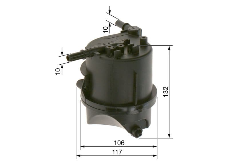 Yakit Filtresi Peugeot P307-P207-P206-BIPPER-NEMO-C3-C2 1.4 HDI-Fusion-Fiesta 1.4TDCI — Resim