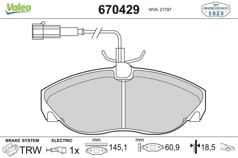Ön Balata Fişli Boxer-ducato-jumper 1400kg (94-02) — Foto