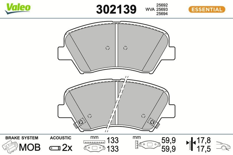 On Fren Balatasi Hyundai I30 1.4/1.4D/1.6/1.6D 11>/ELANTRA 1.6D 11>/VELOSTER 1.6 11>/KIA Carens 1.6/1.7D/2.0 13>/CEED 1.4/1.6/1.4D/1.6D 12>/CEED 1.0/1.4/1.4D/1.6D/1.6 15>/CERATO 1.6 13 — Foto