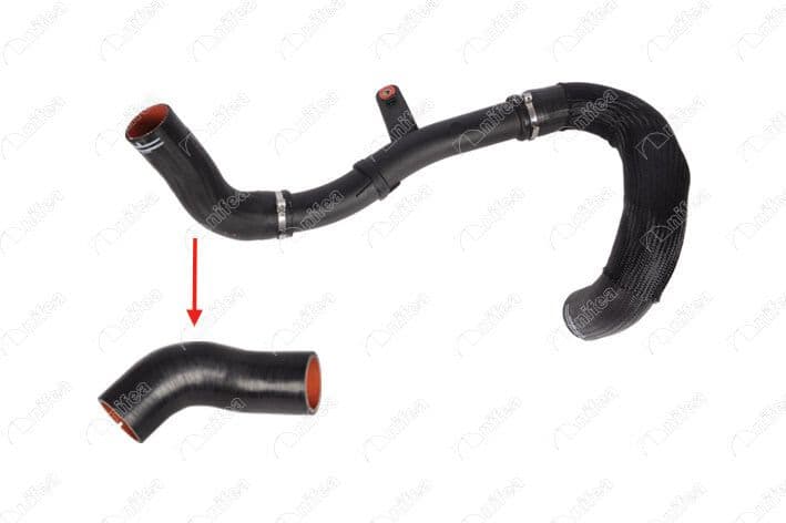 Turbo Hortumuplastik Boru Hariçok İle Gösterilen Küçük Hortum Fiat Ducato — Foto