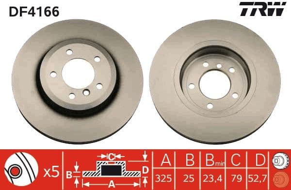Fren Diski Ön Havali — Takım (2 Adet) — Resim