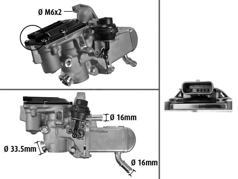 EGR Valfi Megane III Scenic III 1,9DCI — Foto