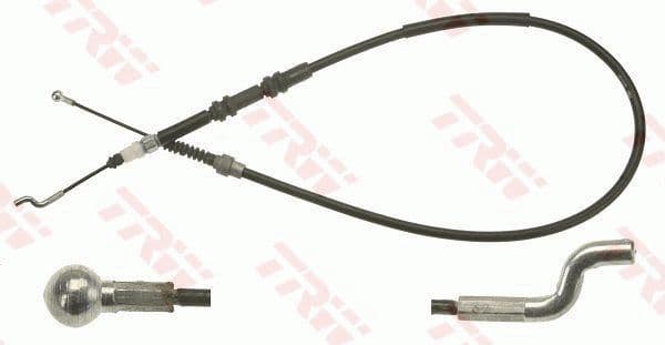 El Freni Kablosu Volkswagen California T5 Camper (7EC.7EF.7EG.7HF).CALIFORNIA T6 Camper (Sgc. Sgg. Shc). Transporter T5 Bus (7HB. 7HJ. 7EB. 7EJ). Transporter T5 Multivan (7HM. 7HN. 7HF. 7EF. 7EM — Resim