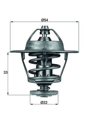 Termostat 85C Corsa B-C-Astra F-G-H-Vectra B 1.5D 1.7DT — Resim