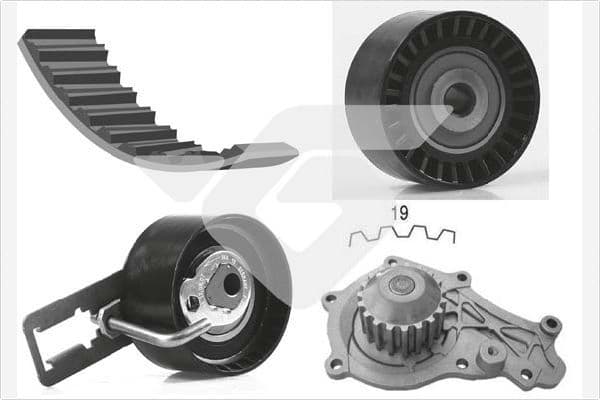 Devirdaimli Eksantrik Gergi Kiti (141 Diş) P207-P208-P301-P308-P508-P2008-P3008-P5008 08> PARTNER-BERLINGO-RIFTER-JUMPY-C5-C4-DS4-C3-DS3-DS5-C-ELYSEE 1.6 HDI DV6C DV6DTED- Focus III 1.6 Tdci 11>COURİER 1.5 Tdci 14>B-MAX 14>1.6 TDCI EURO5 — Resim