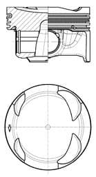 PİSTON SEGMANLI 74,51 mm — Foto