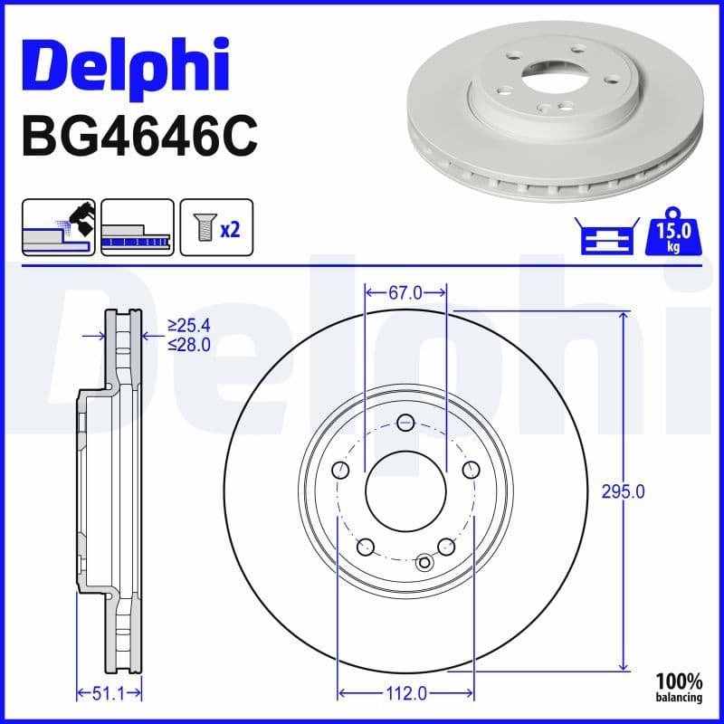Fren Diski On X117 15>19 C117 13>19 W176 12>18 W246 13>18 X156 13 — Takım (2 Adet) — Resim