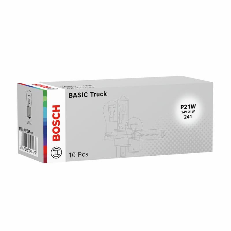 Ampul - Eco Truck - 24 V - P21W - 21 W - BA15S (1 adet) — Resim