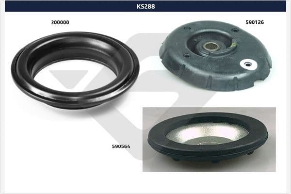 (KS174) Ön Amortisör Takozu + Rulmanı Komple Kiti — Resim