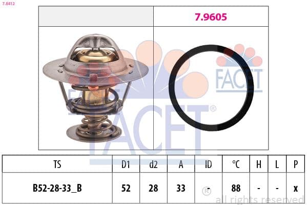 Termostat 88 °C — Resim