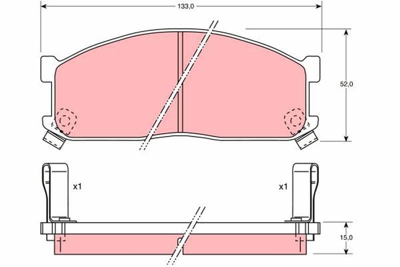 On Fren Balatasi Kia Besta Mazda E2200 1.8-2.0 94>00 — Resim