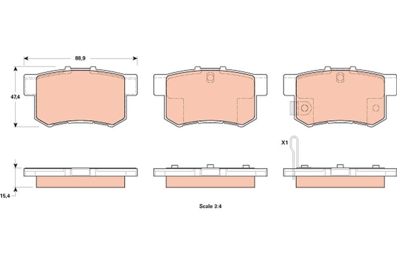 Arka Disk Balata Fiat Sedici (189_) — Resim